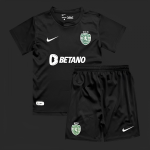 23/24 Kids Sporting Lisbon Forth Black Jersey