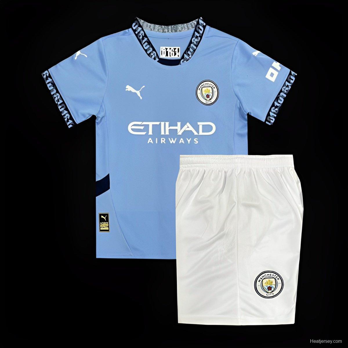 24/25 Kids  Manchester City Home Jersey