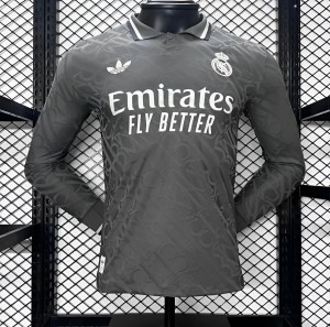 Player Version 24/25 Real Madrid Third Long Sleeve Jersey