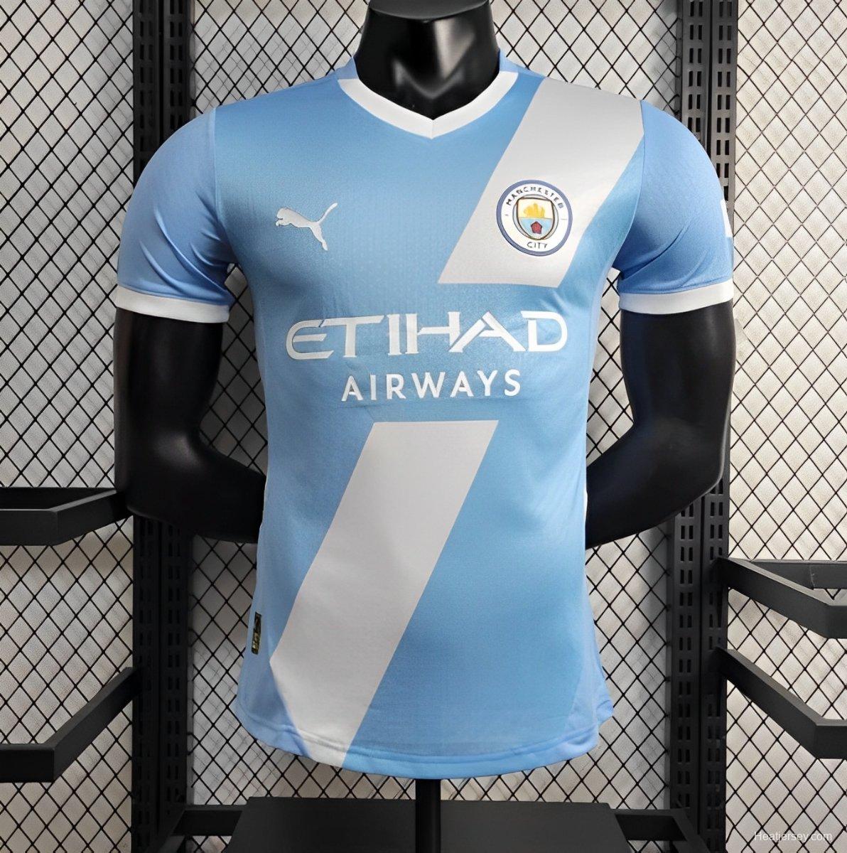 Player Version 25/26 Manchester City Home Jersey