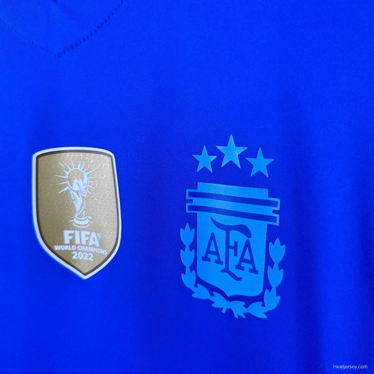 Player Version 2025 Argentina Away Blue Jersey