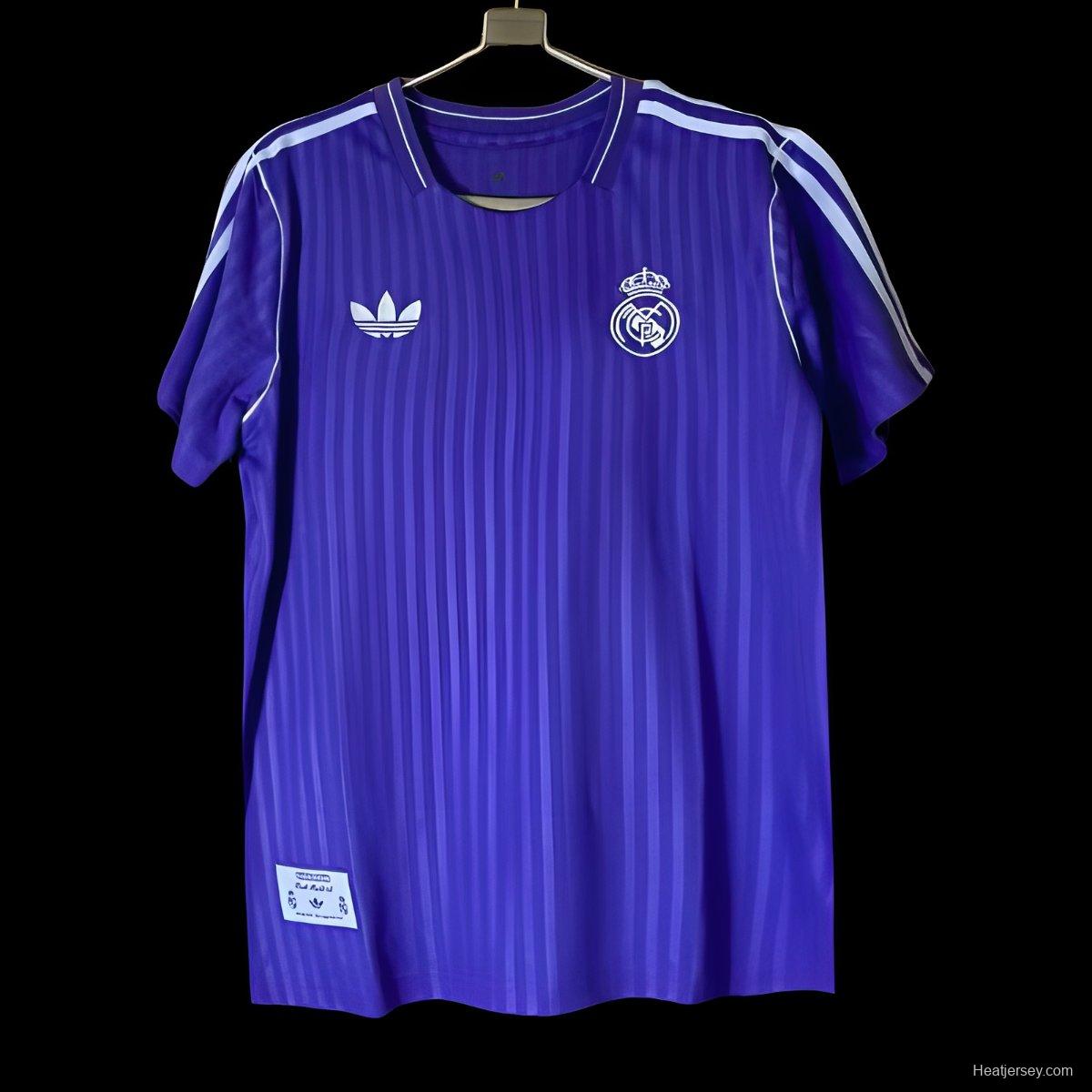 25/26 Real Madrid Adidas Original Purple Icon Jersey